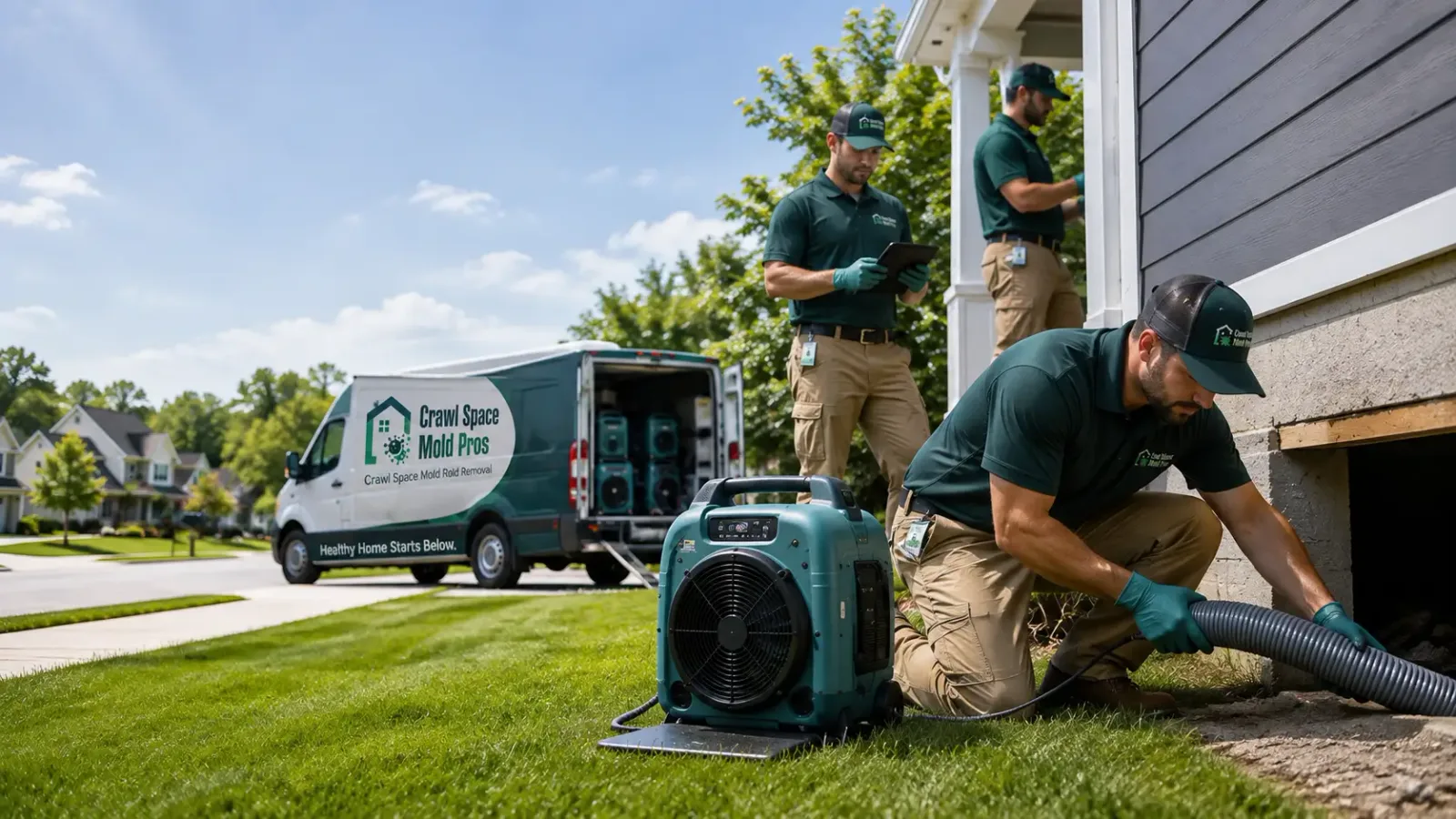 Crawl Space Mold Removal in La Sal, UT